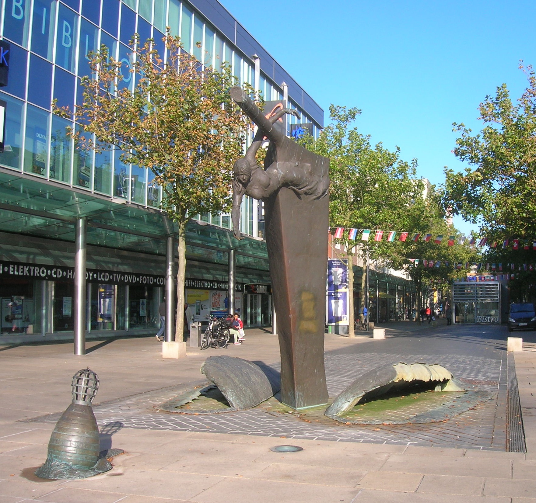Bugwelle von Bremerhaven